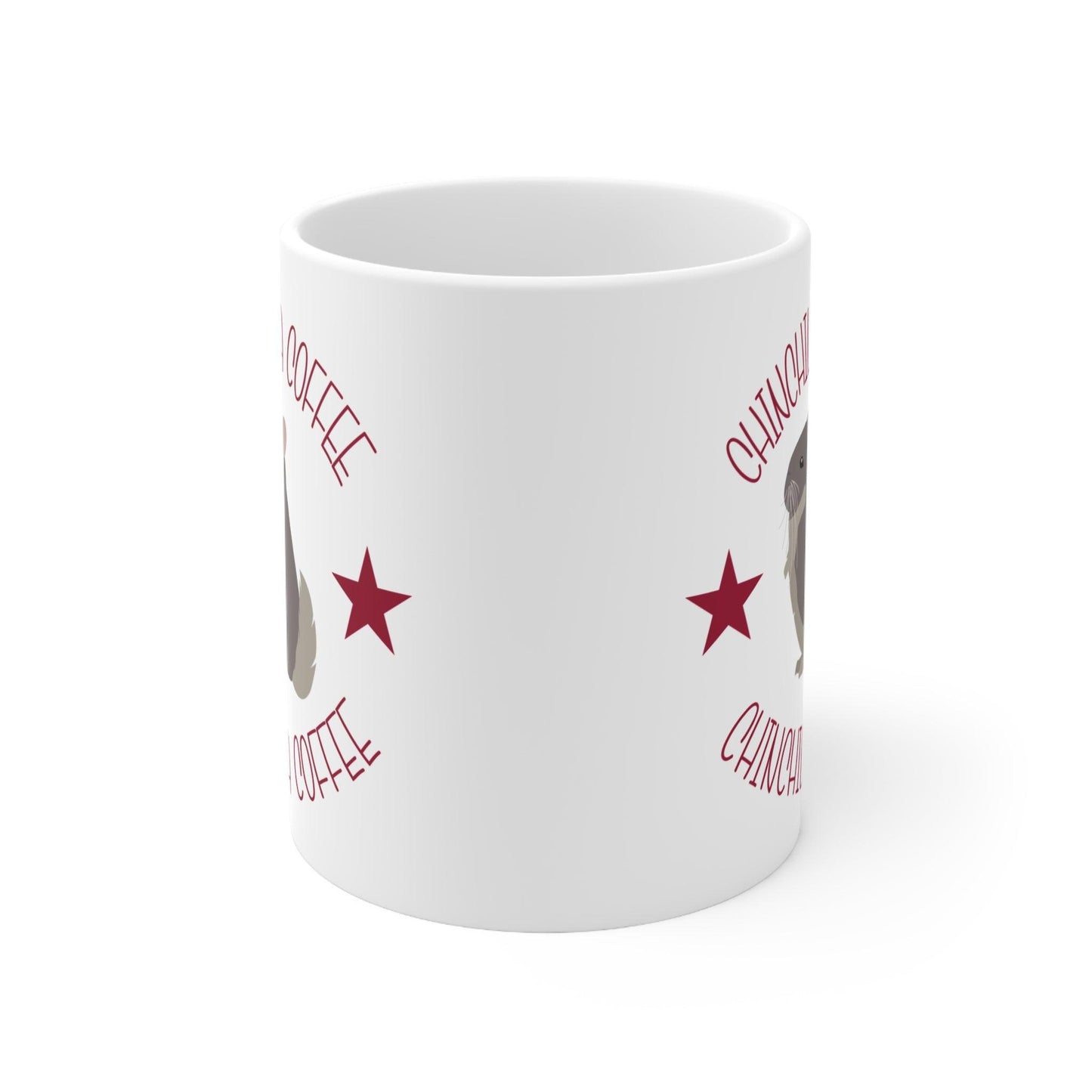 Chinchilla Coffee 'star' Mug - 11oz, 15oz - Chinchilla Mug, Chinchilla Gift