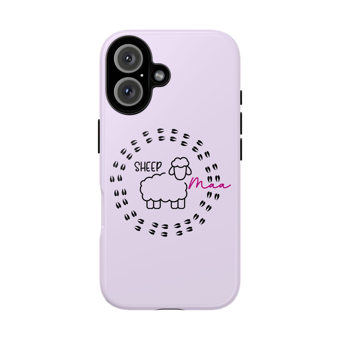 Sheep Maaa Tough Phone Case – Farm Life Protective Case for Female Farmers & Sheep Lovers