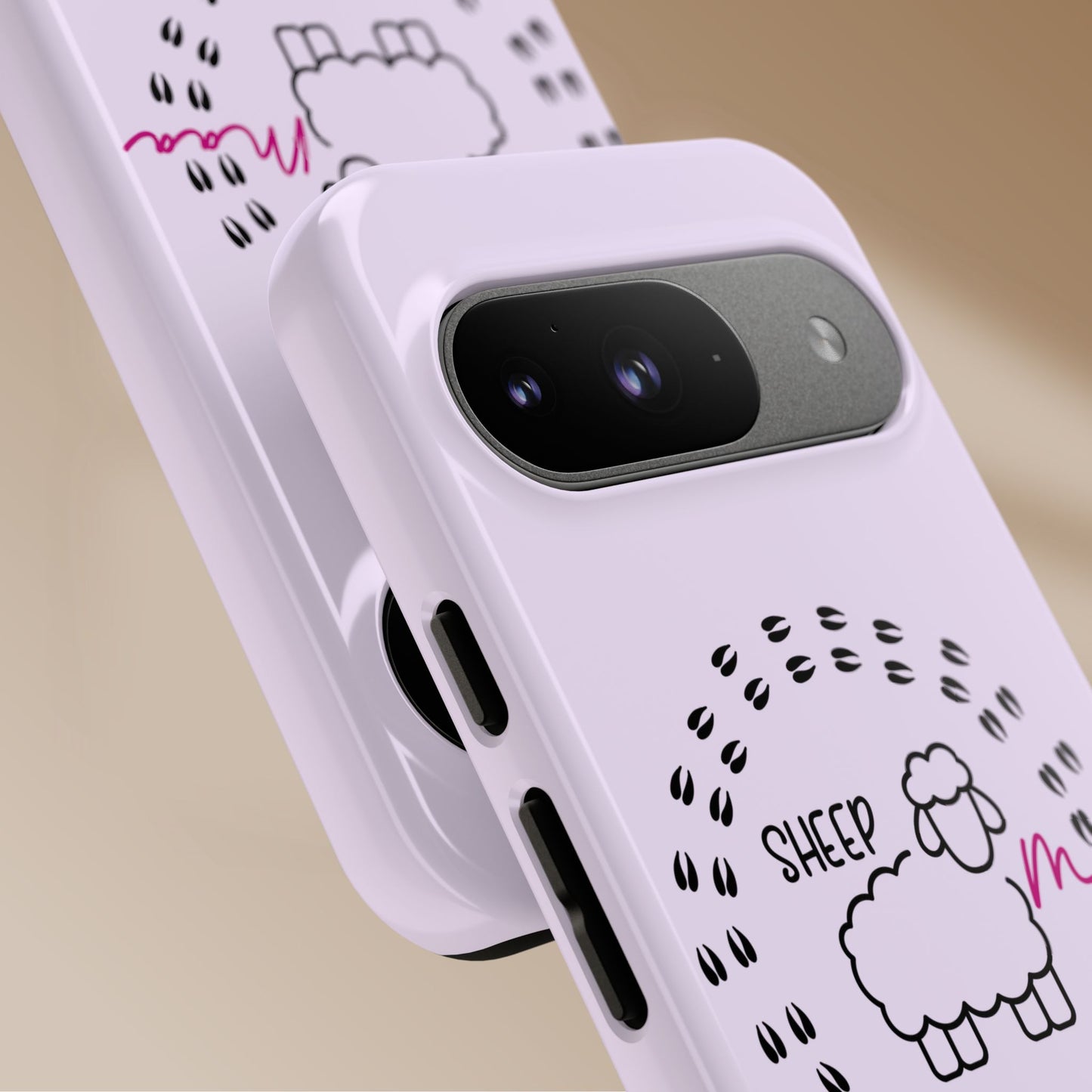 Sheep Maaa Tough Phone Case – Farm Life Protective Case for Female Farmers & Sheep Lovers