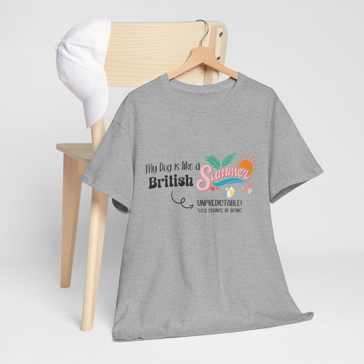 Funny Dog Owner Summer Shirt – 50% Unpredictable Dog T-Shirt