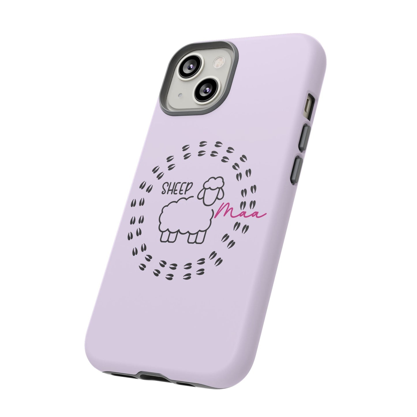 Sheep Maaa Tough Phone Case – Farm Life Protective Case for Female Farmers & Sheep Lovers