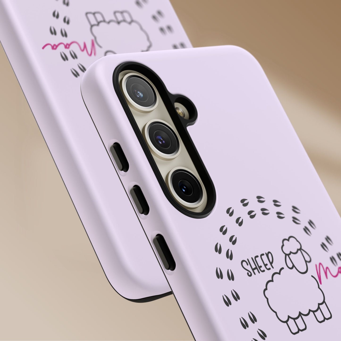 Sheep Maaa Tough Phone Case – Farm Life Protective Case for Female Farmers & Sheep Lovers