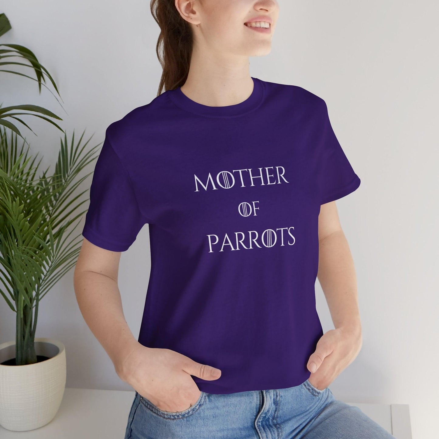 Mother of Parrots Premium TShirt - Perfect Gift for Cat Lovers