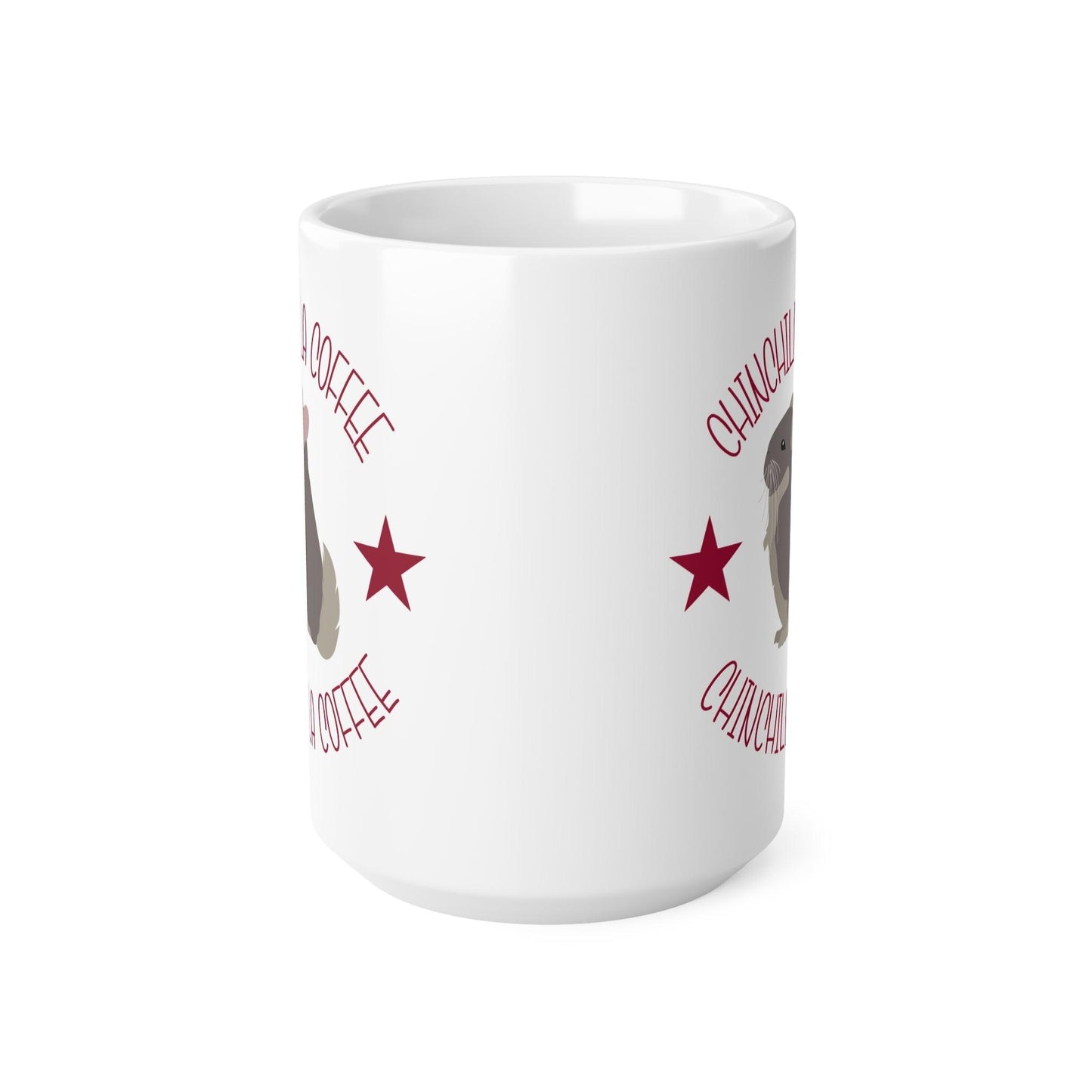 Chinchilla Coffee 'star' Mug - 11oz, 15oz - Chinchilla Mug, Chinchilla Gift