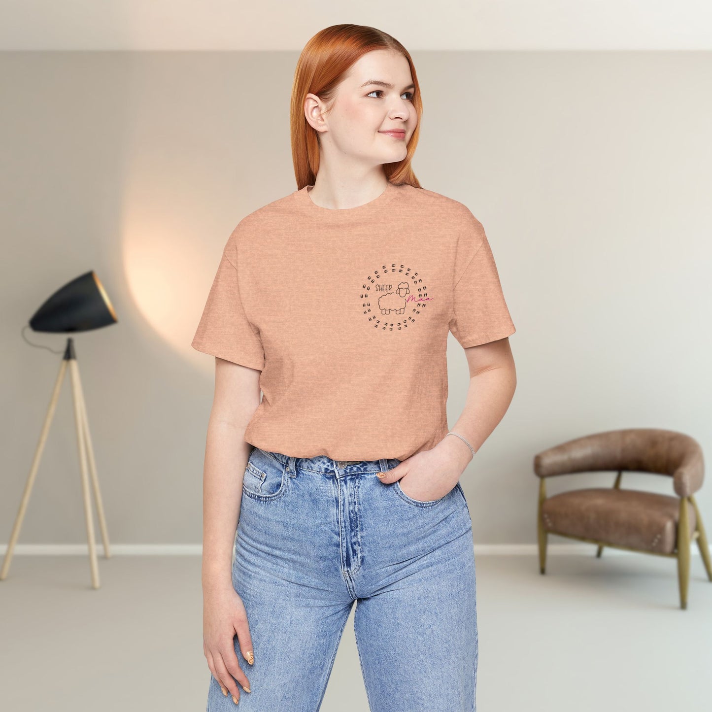 Sheep Maaa T-Shirt – Cute Farm Tee for Women, Shepherdess & Sheep Lovers