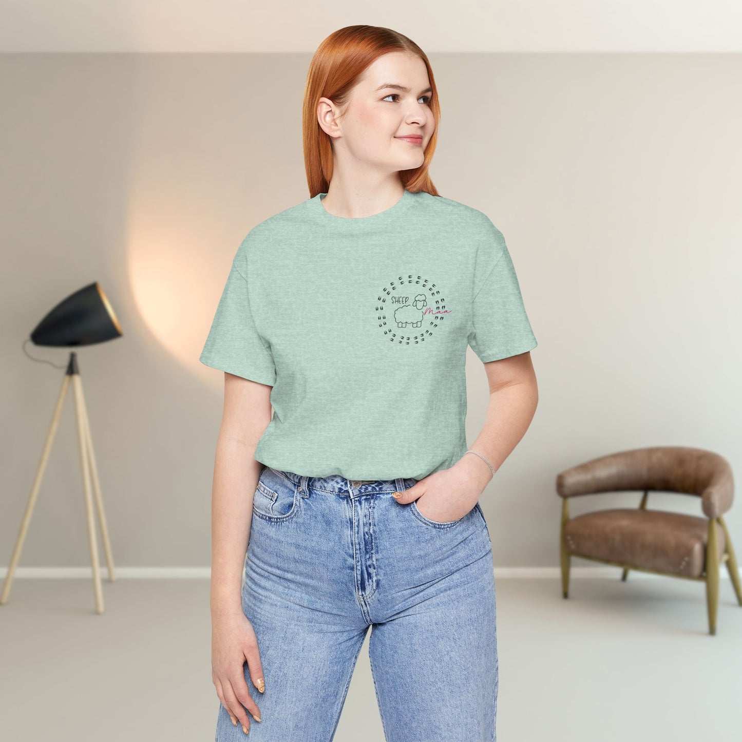 Sheep Maaa T-Shirt – Cute Farm Tee for Women, Shepherdess & Sheep Lovers