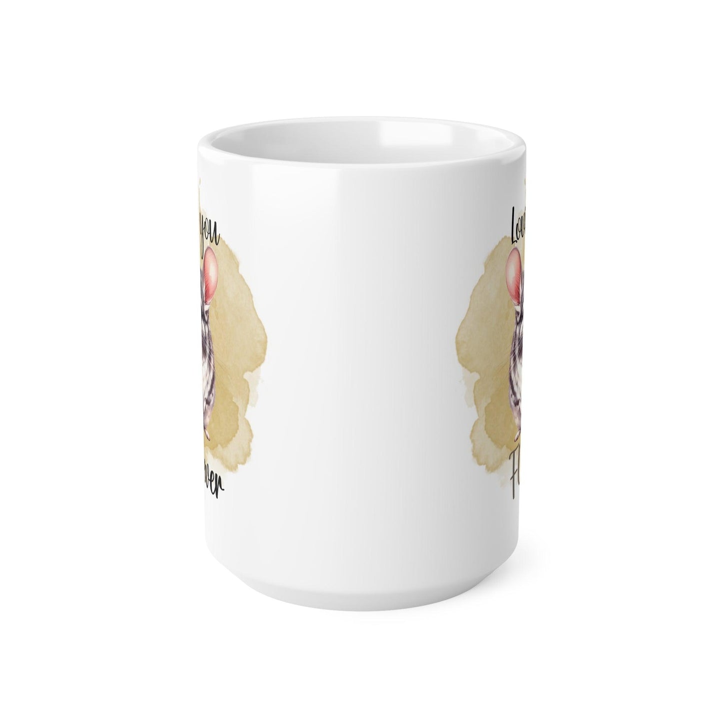 Chinchilla Love Furever Mug - 11oz, 15oz - Chinchilla Mug, Chinchilla Gift