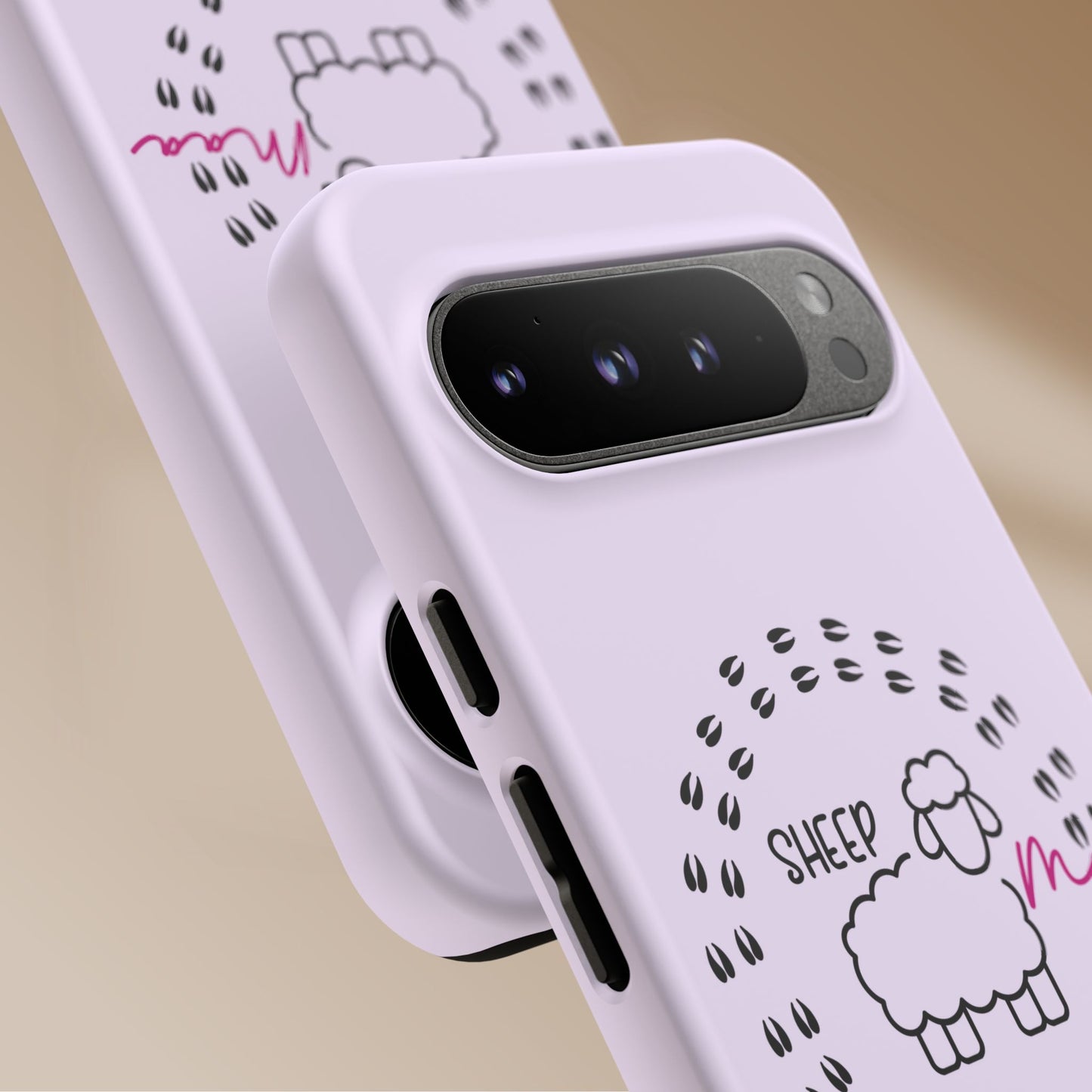 Sheep Maaa Tough Phone Case – Farm Life Protective Case for Female Farmers & Sheep Lovers