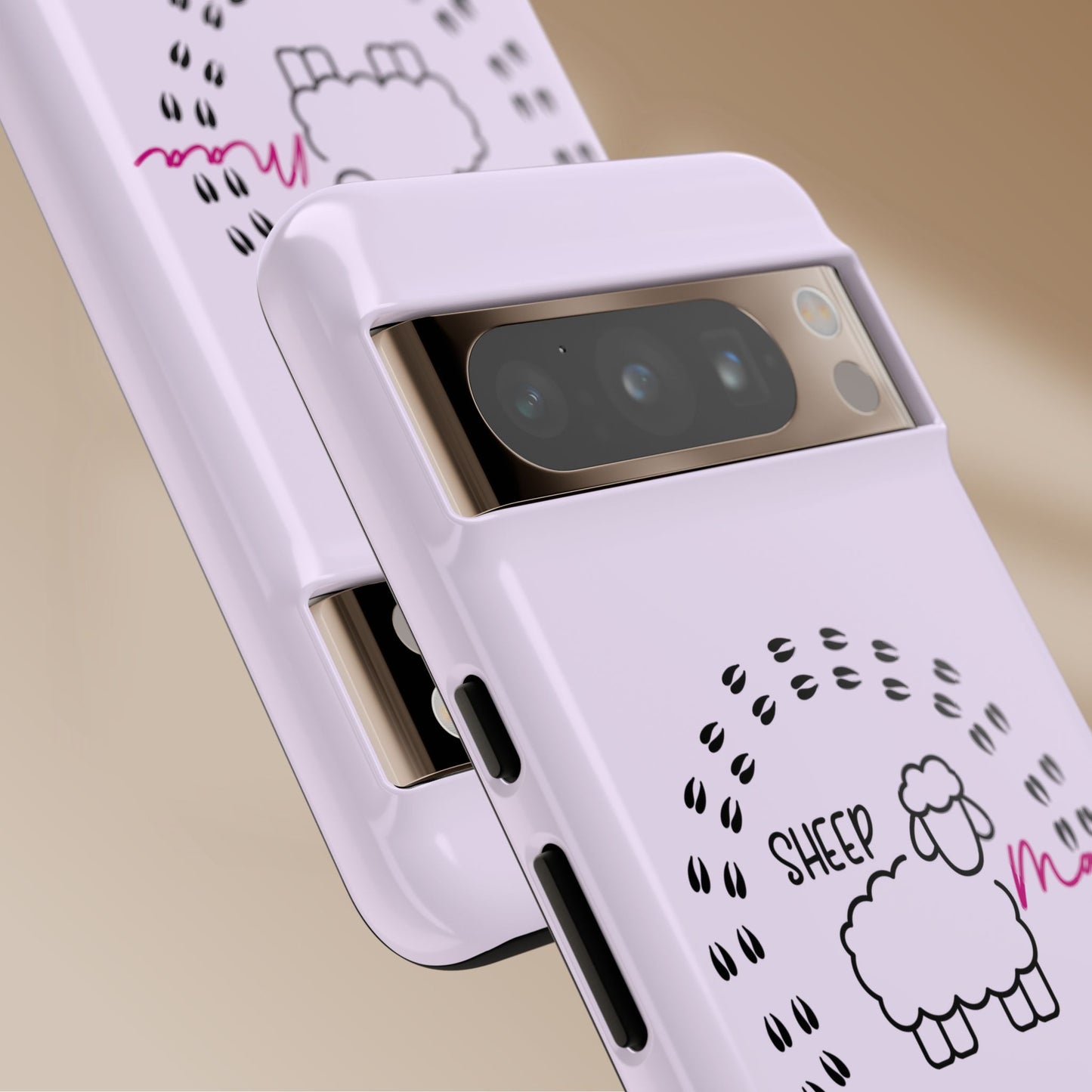 Sheep Maaa Tough Phone Case – Farm Life Protective Case for Female Farmers & Sheep Lovers