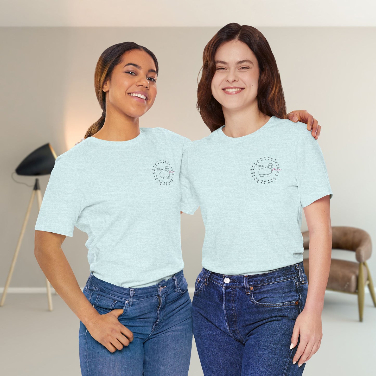 Sheep Maaa T-Shirt – Cute Farm Tee for Women, Shepherdess & Sheep Lovers