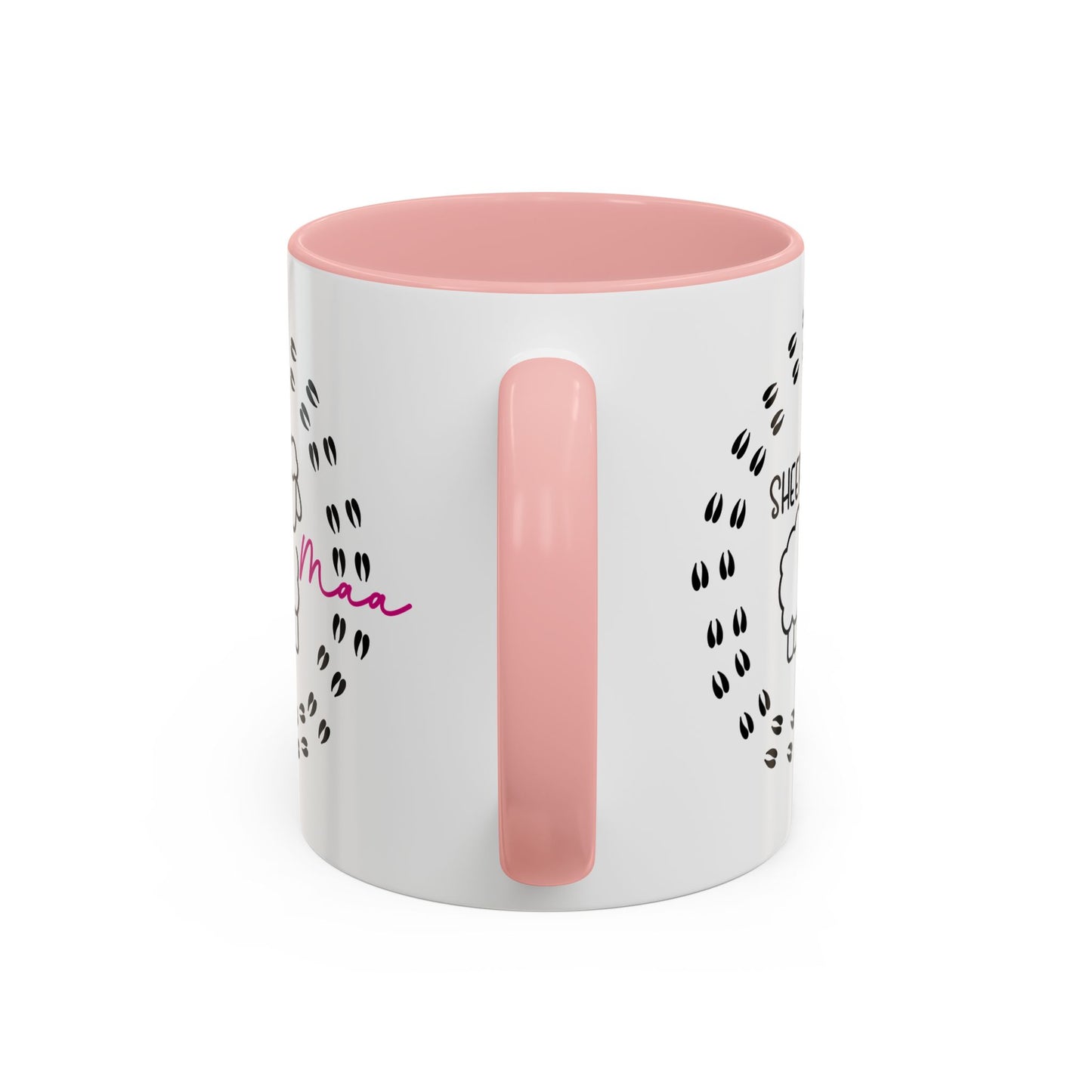 Sheep Maaa Mug – Farm Life, for Women, Shepherdesses & Sheep Lovers, Colour Rim