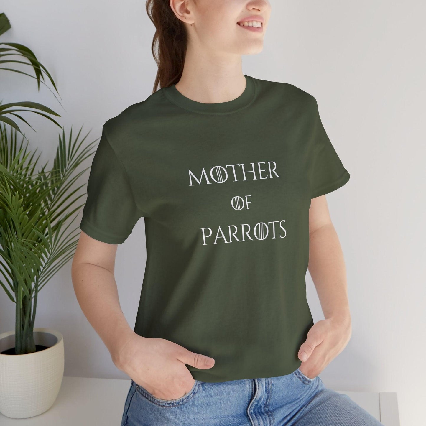 Mother of Parrots Premium TShirt - Perfect Gift for Cat Lovers