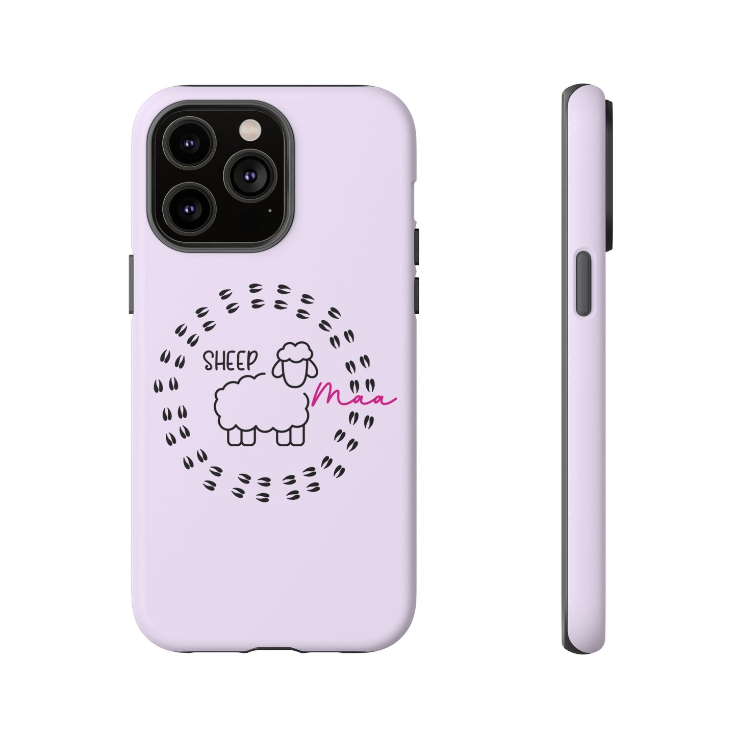 Sheep Maaa Tough Phone Case – Farm Life Protective Case for Female Farmers & Sheep Lovers
