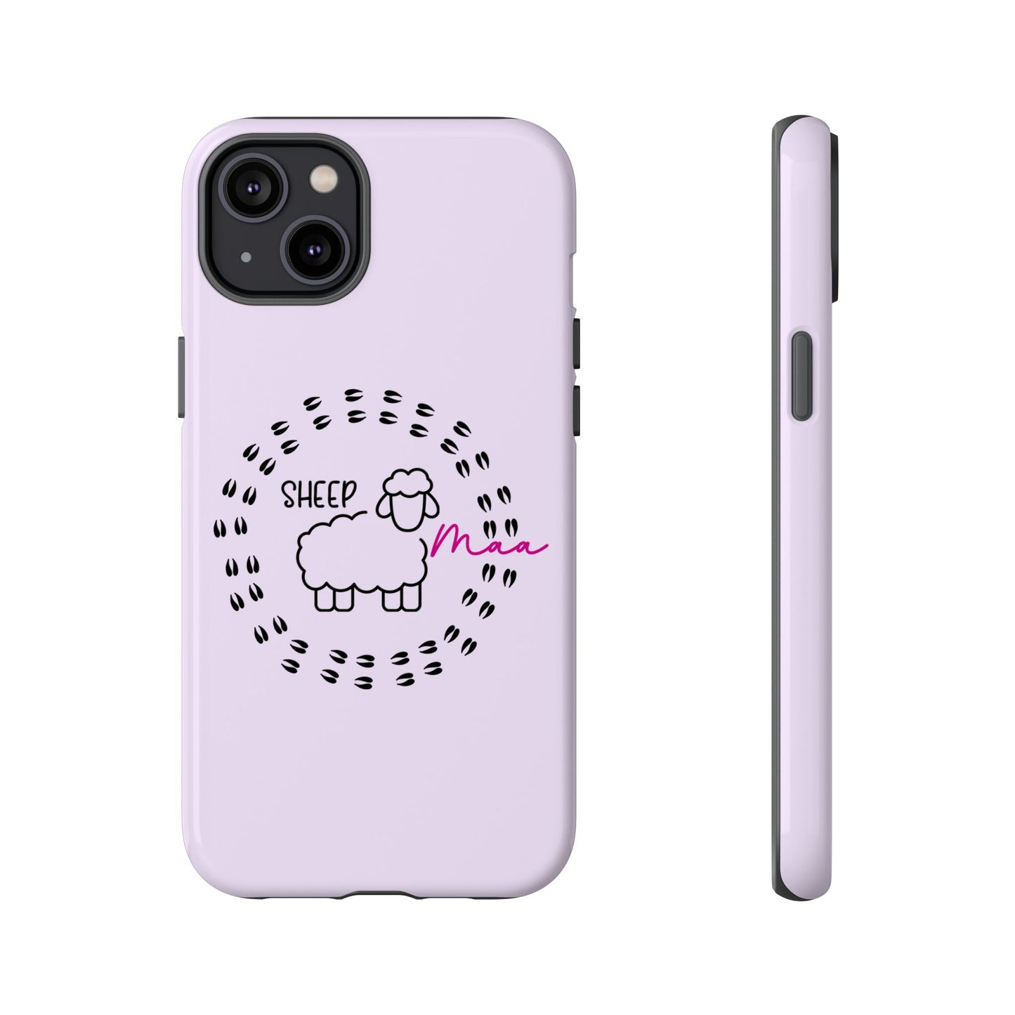 Sheep Maaa Tough Phone Case – Farm Life Protective Case for Female Farmers & Sheep Lovers