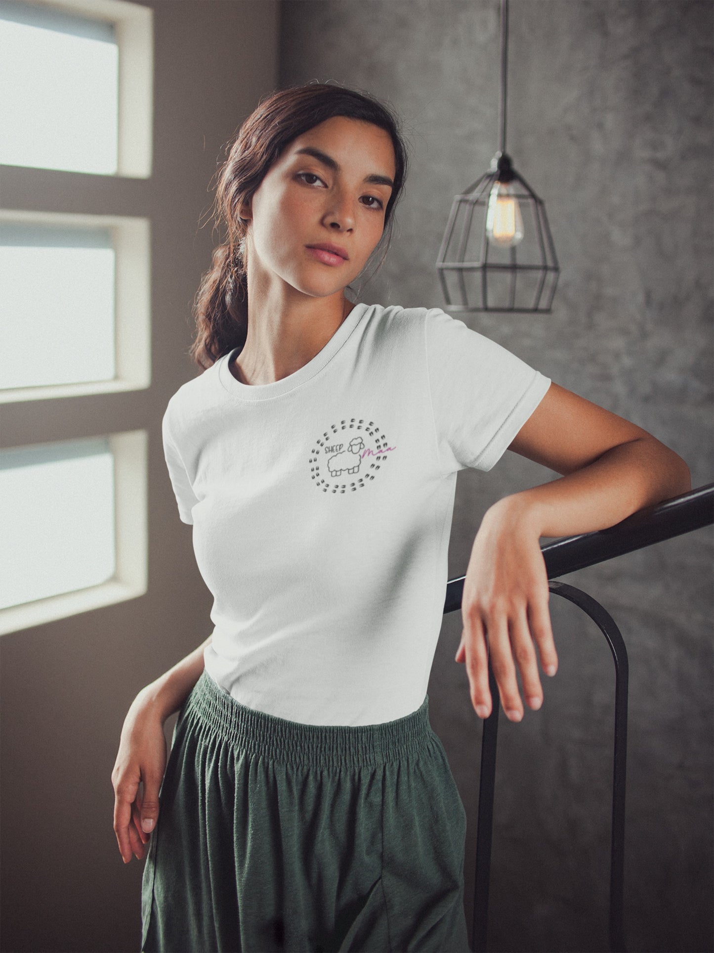 Sheep Maaa T-Shirt – Cute Farm Tee for Women, Shepherdess & Sheep Lovers