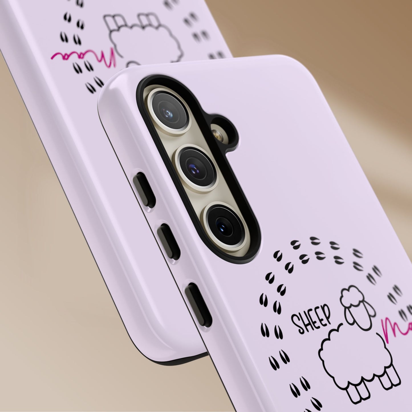 Sheep Maaa Tough Phone Case – Farm Life Protective Case for Female Farmers & Sheep Lovers