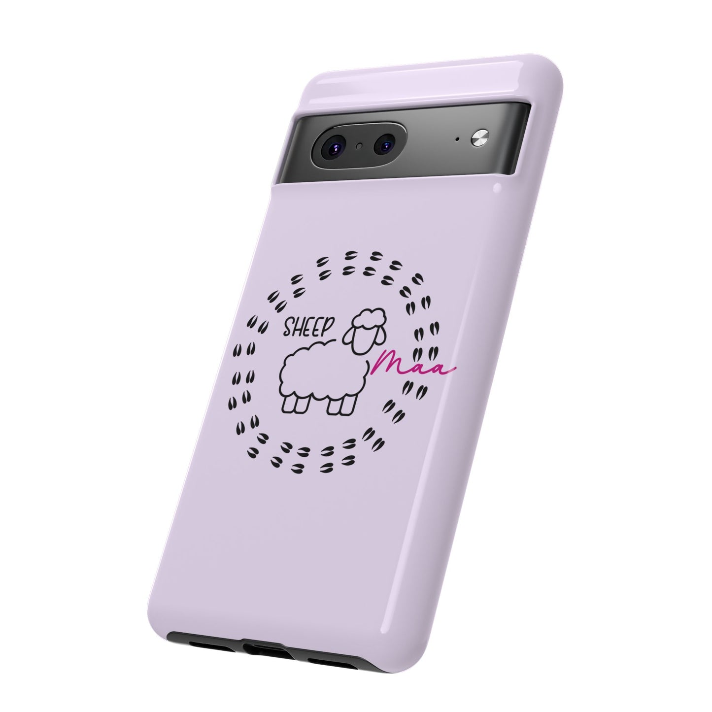 Sheep Maaa Tough Phone Case – Farm Life Protective Case for Female Farmers & Sheep Lovers