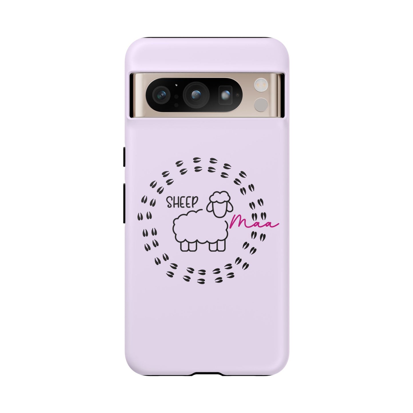 Sheep Maaa Tough Phone Case – Farm Life Protective Case for Female Farmers & Sheep Lovers