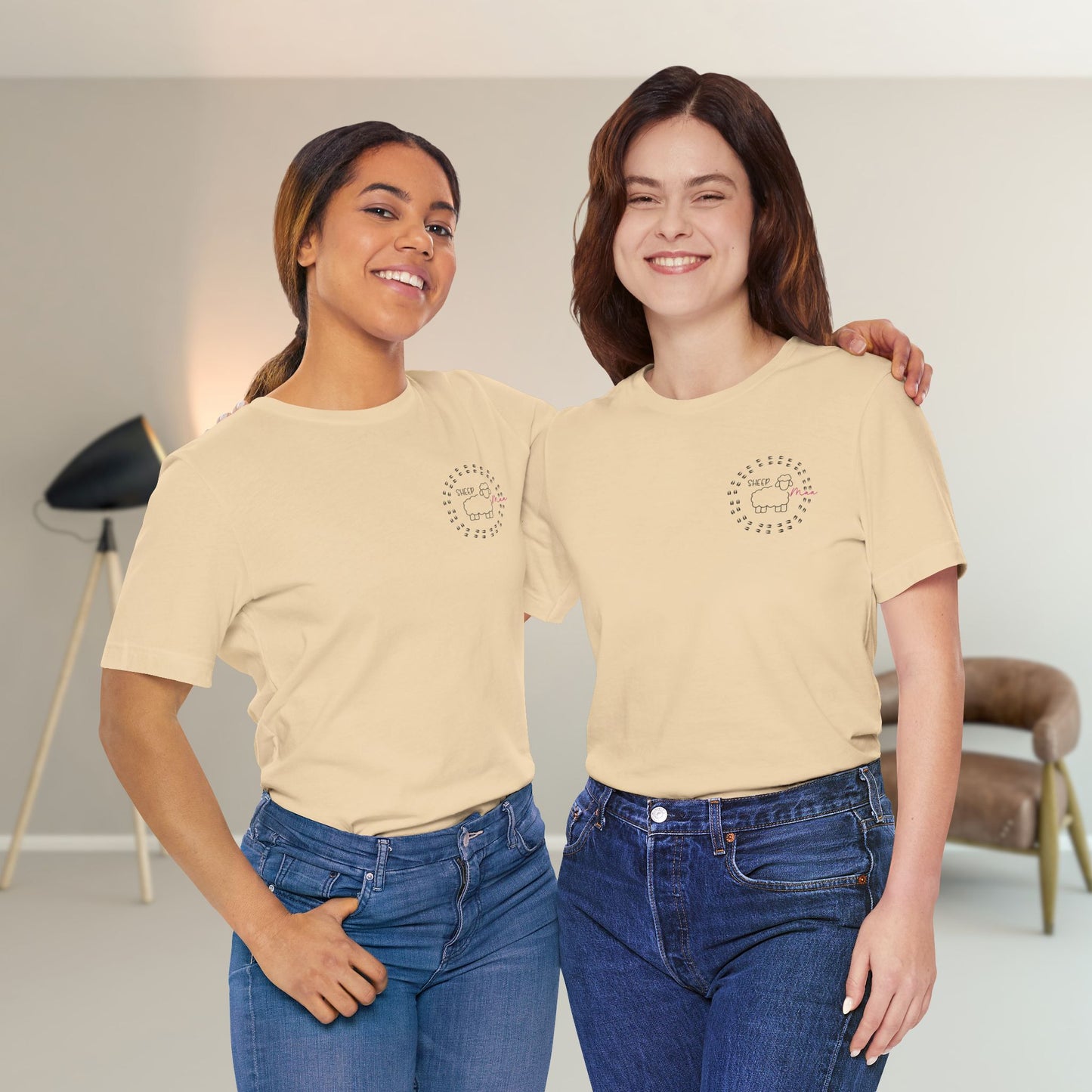 Sheep Maaa T-Shirt – Cute Farm Tee for Women, Shepherdess & Sheep Lovers