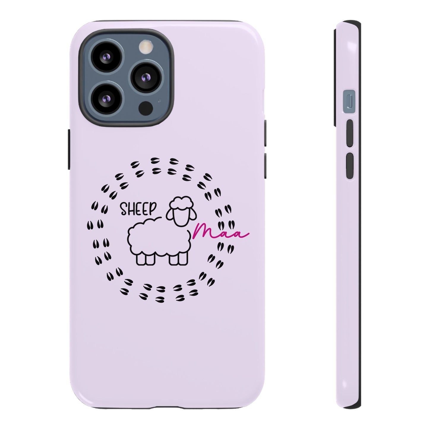 Sheep Maaa Tough Phone Case – Farm Life Protective Case for Female Farmers & Sheep Lovers