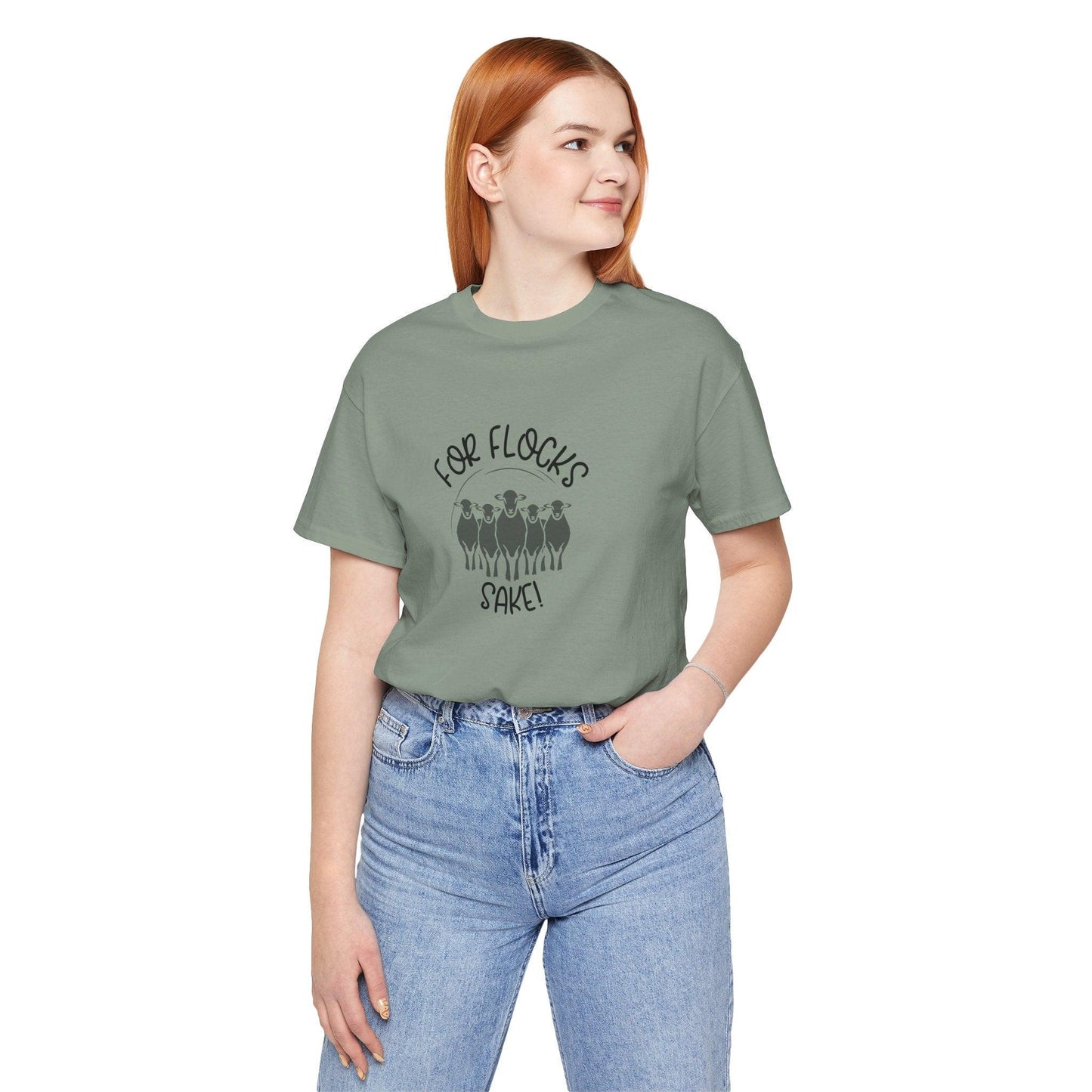 For Flocks Sake Tee - Funny Animal T-Shirt, Unisex