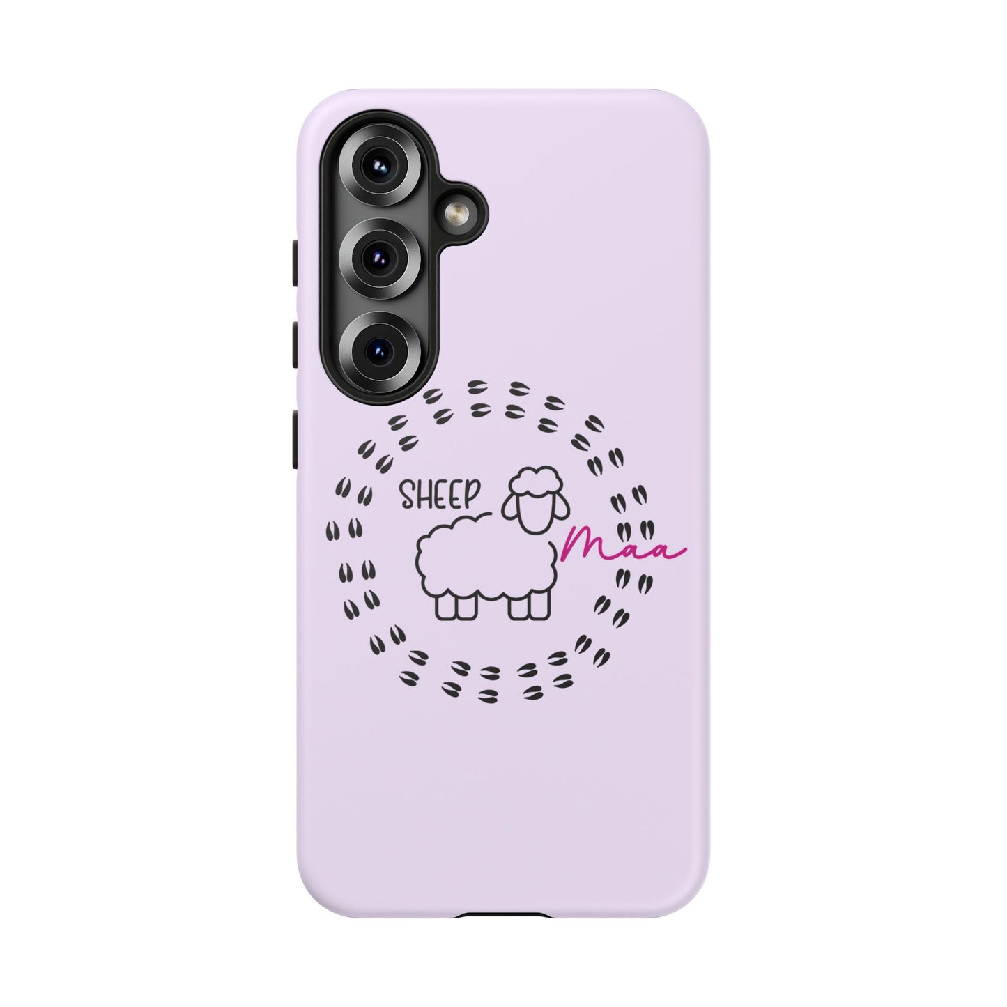 Sheep Maaa Tough Phone Case – Farm Life Protective Case for Female Farmers & Sheep Lovers