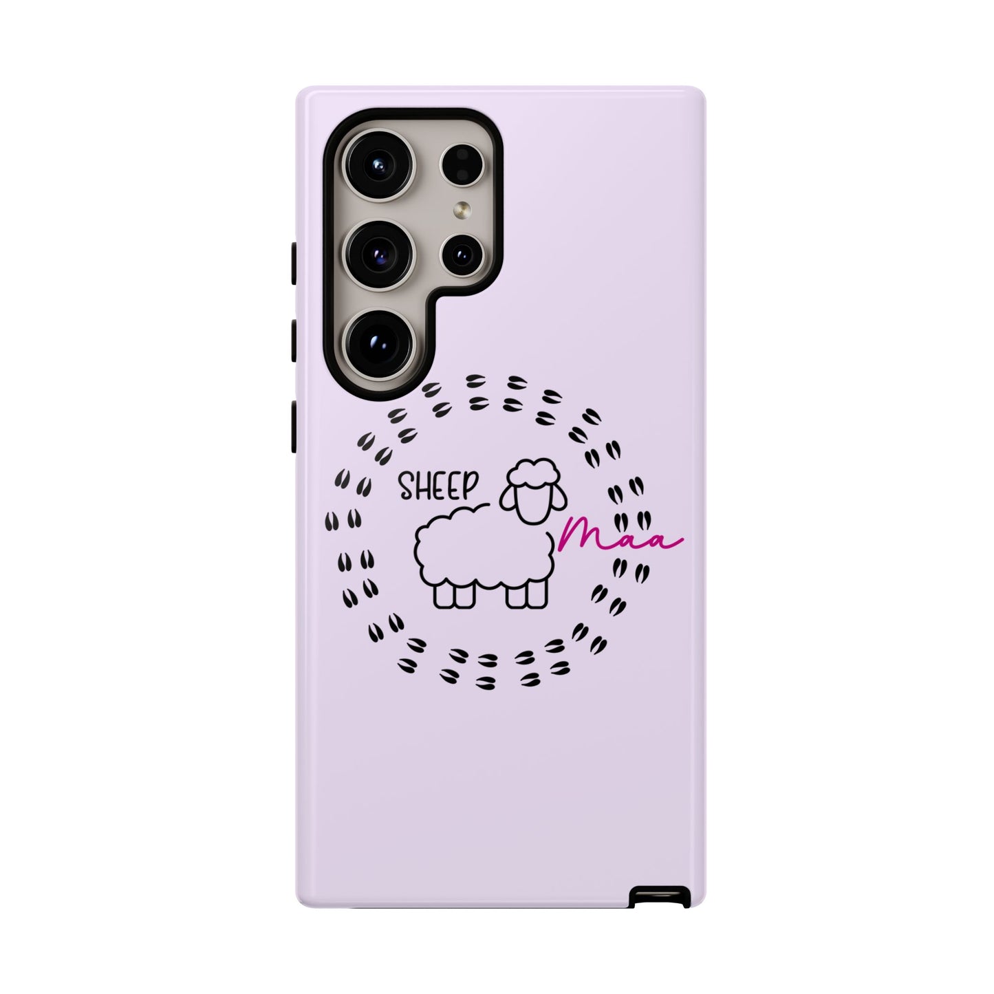 Sheep Maaa Tough Phone Case – Farm Life Protective Case for Female Farmers & Sheep Lovers