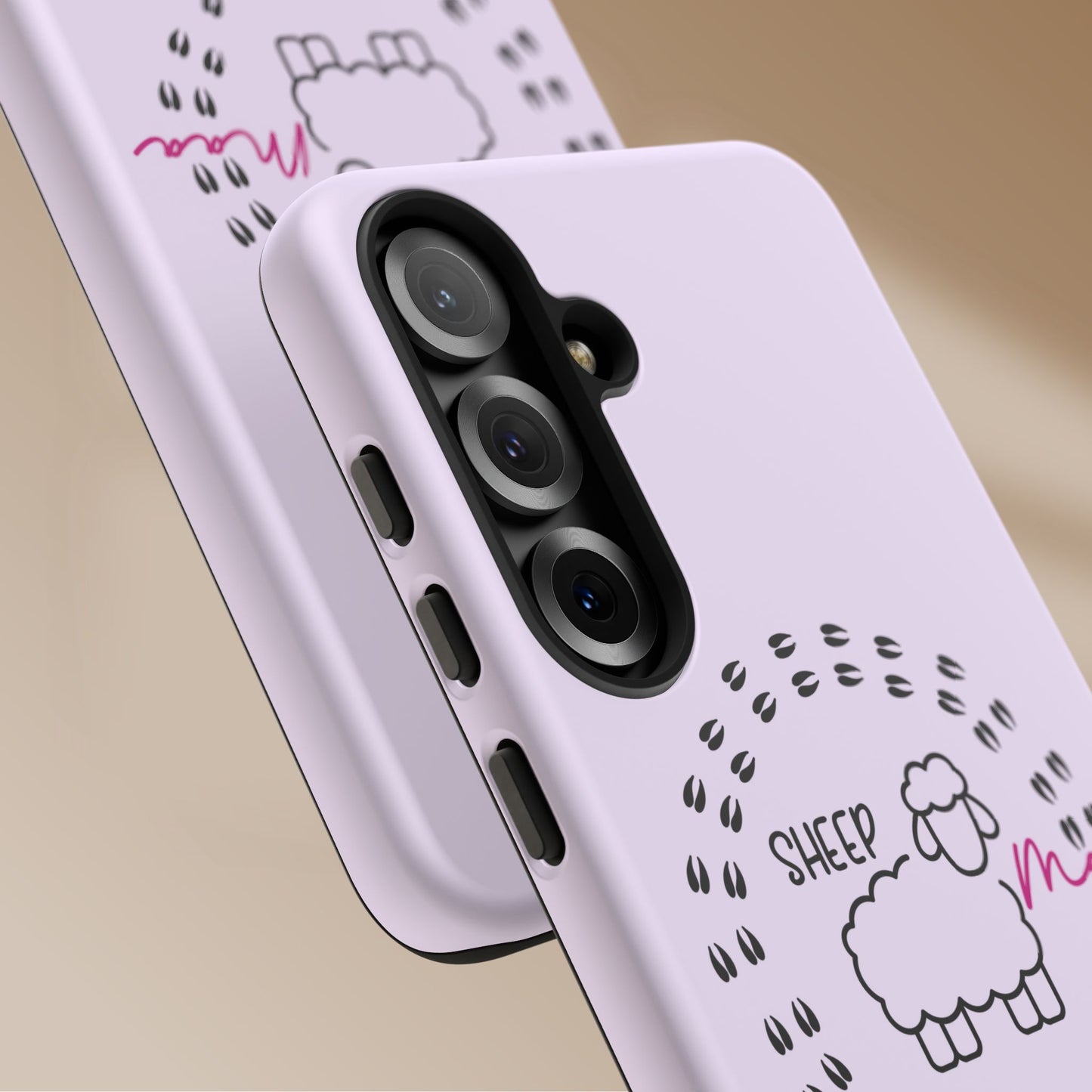 Sheep Maaa Tough Phone Case – Farm Life Protective Case for Female Farmers & Sheep Lovers
