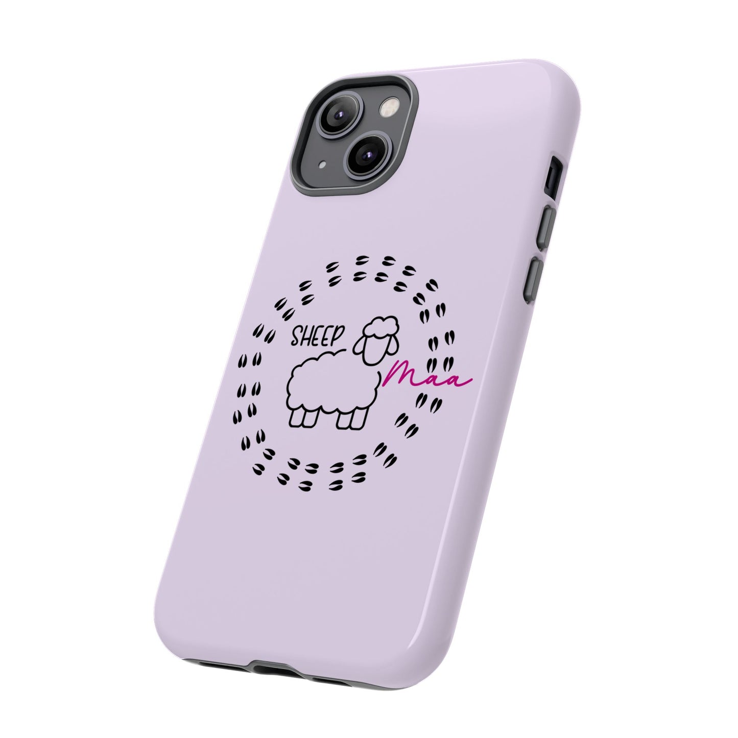 Sheep Maaa Tough Phone Case – Farm Life Protective Case for Female Farmers & Sheep Lovers
