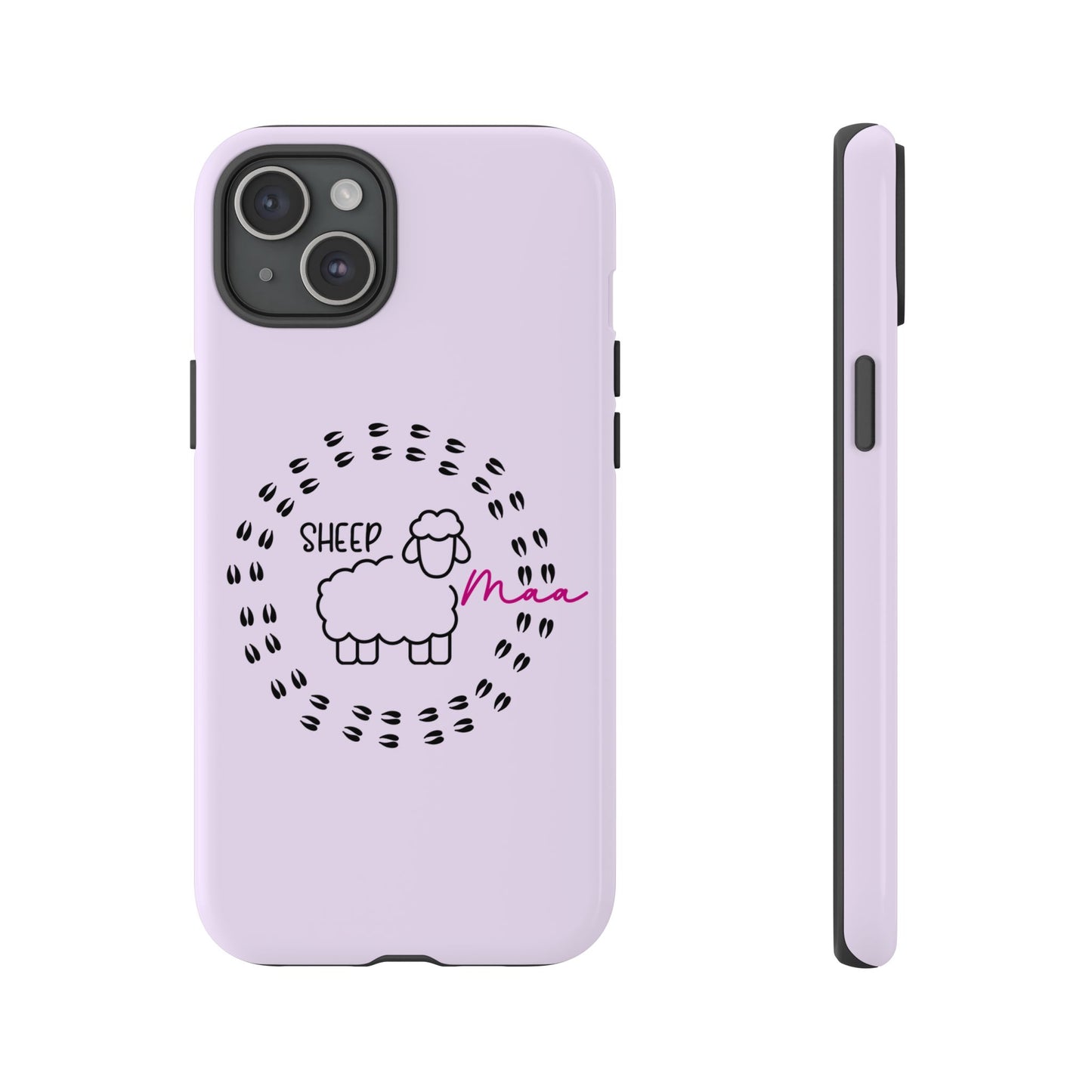 Sheep Maaa Tough Phone Case – Farm Life Protective Case for Female Farmers & Sheep Lovers