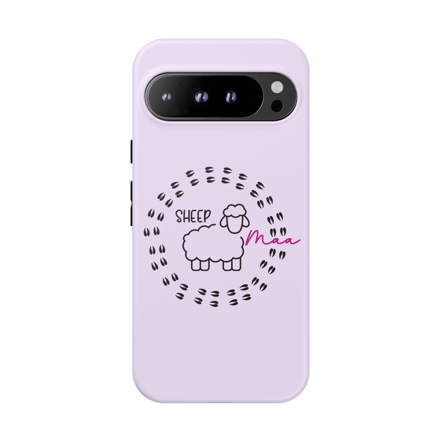 Sheep Maaa Tough Phone Case – Farm Life Protective Case for Female Farmers & Sheep Lovers