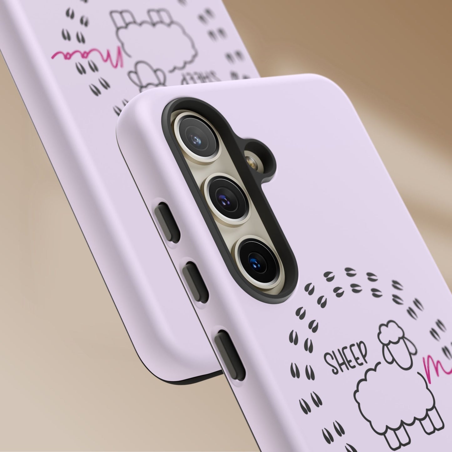 Sheep Maaa Tough Phone Case – Farm Life Protective Case for Female Farmers & Sheep Lovers