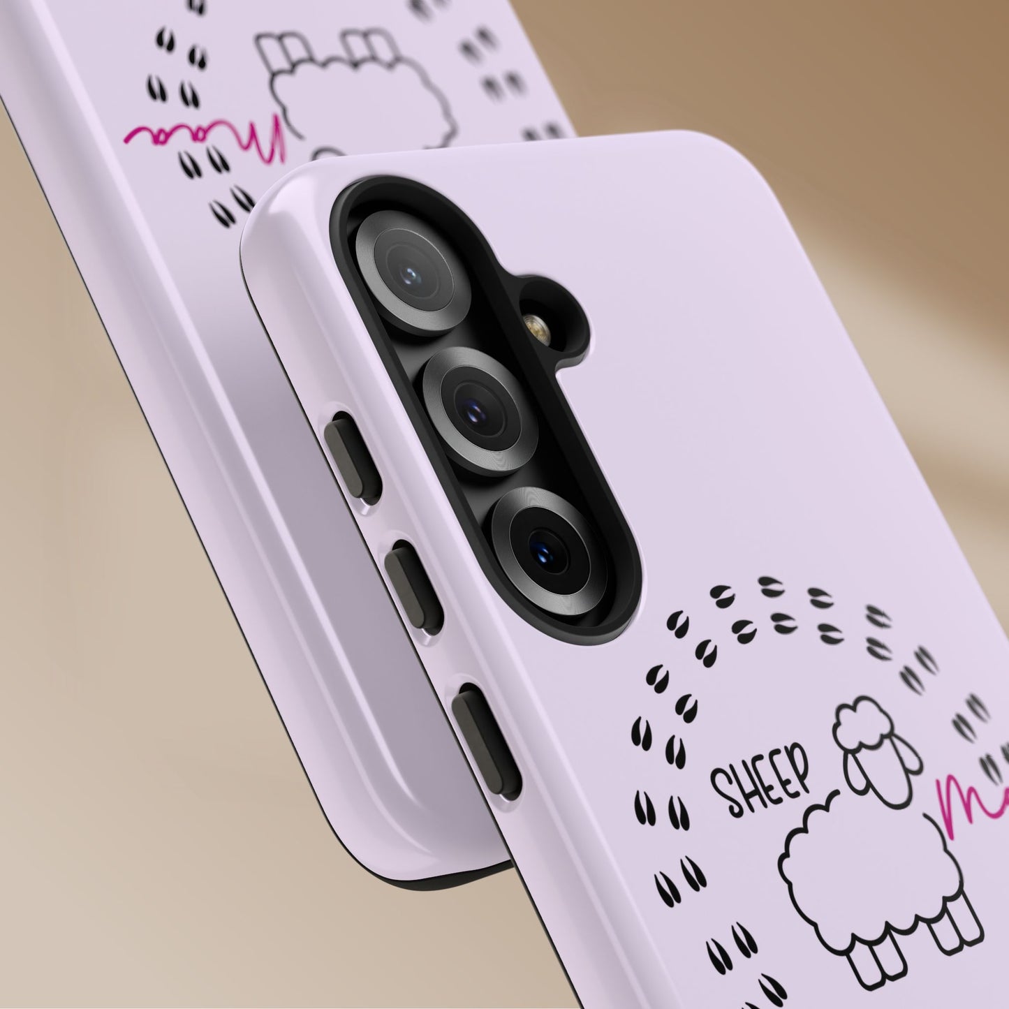 Sheep Maaa Tough Phone Case – Farm Life Protective Case for Female Farmers & Sheep Lovers