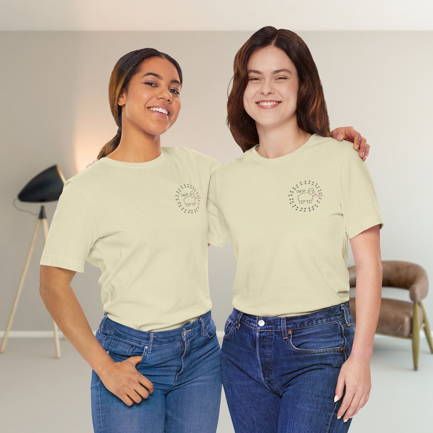 Sheep Maaa T-Shirt – Cute Farm Tee for Women, Shepherdess & Sheep Lovers