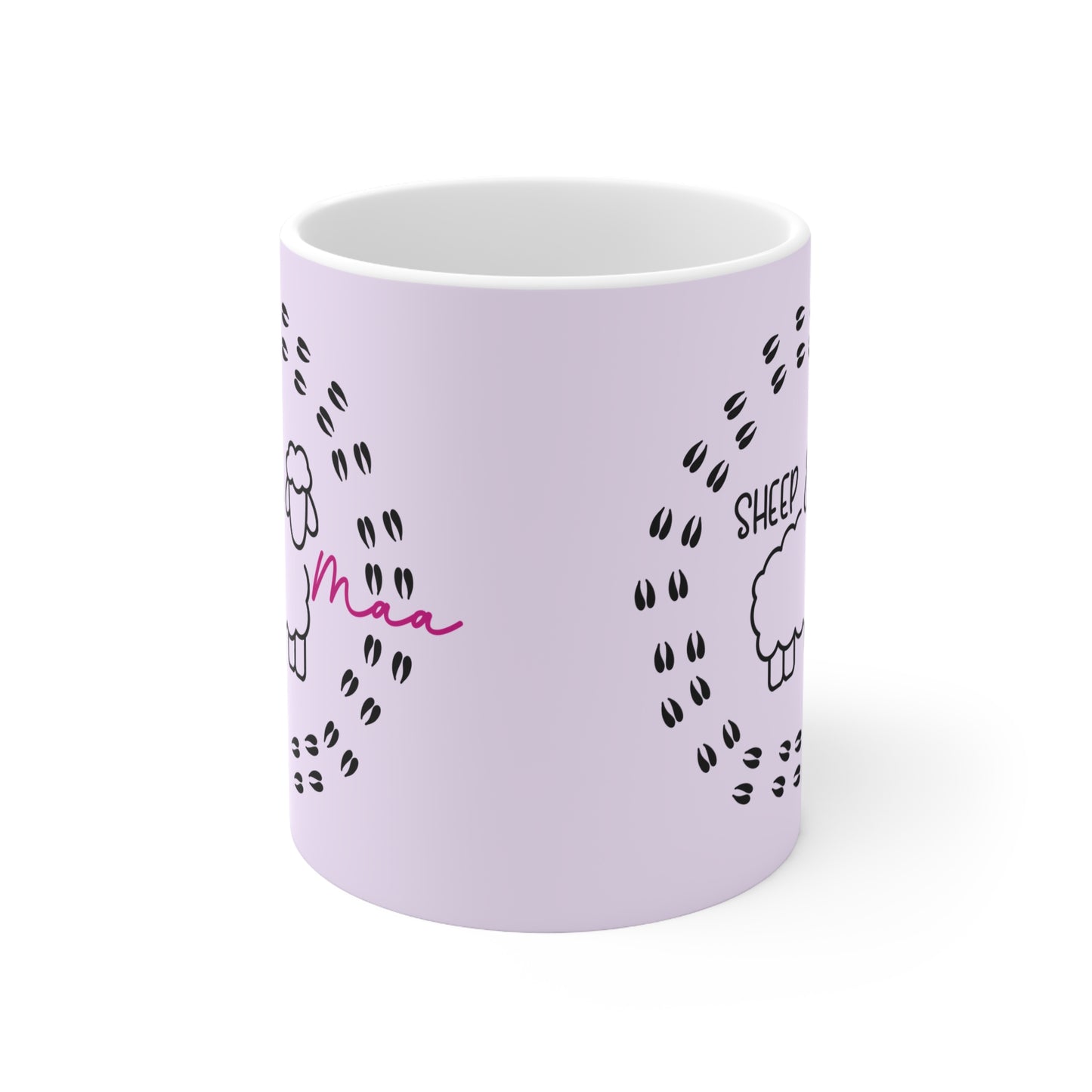 Sheep Maaa Mug – Cute Farm Life Coffee Cup for Women, Shepherdesses & Sheep Lovers