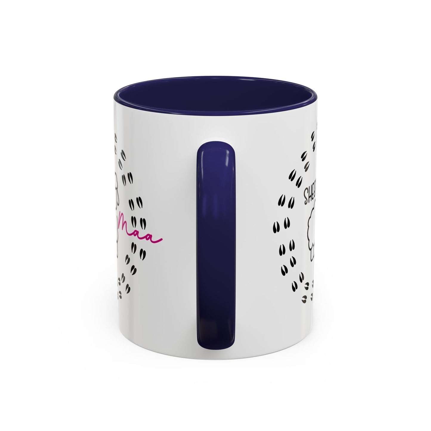 Sheep Maaa Mug – Farm Life, for Women, Shepherdesses & Sheep Lovers, Colour Rim