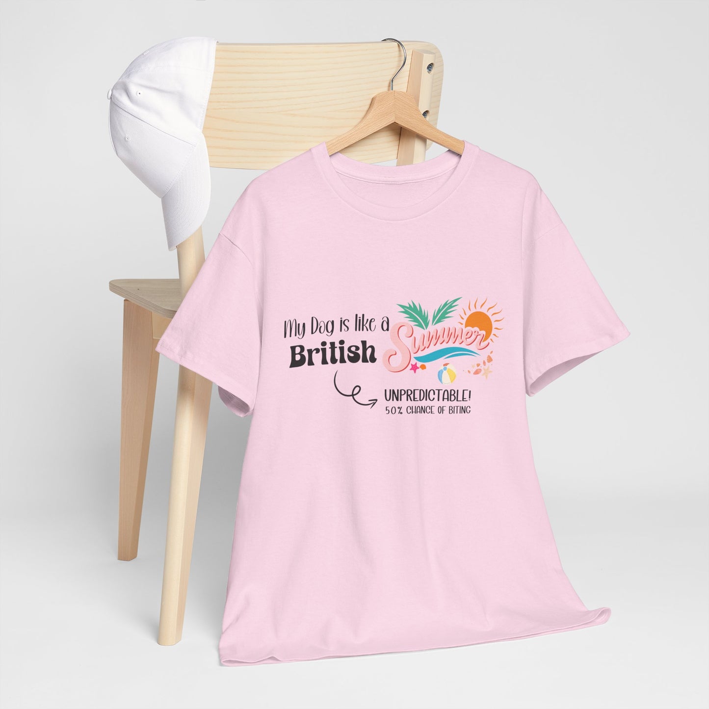 Funny Dog Owner Summer Shirt – 50% Unpredictable Dog T-Shirt