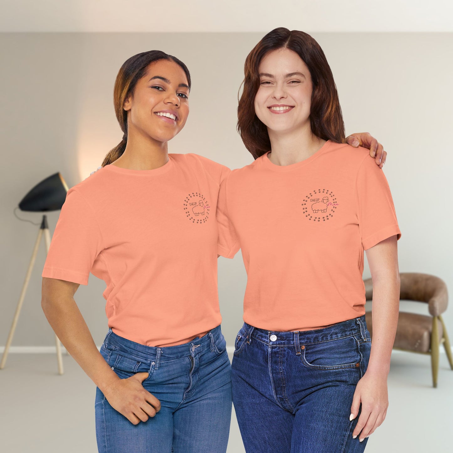 Sheep Maaa T-Shirt – Cute Farm Tee for Women, Shepherdess & Sheep Lovers