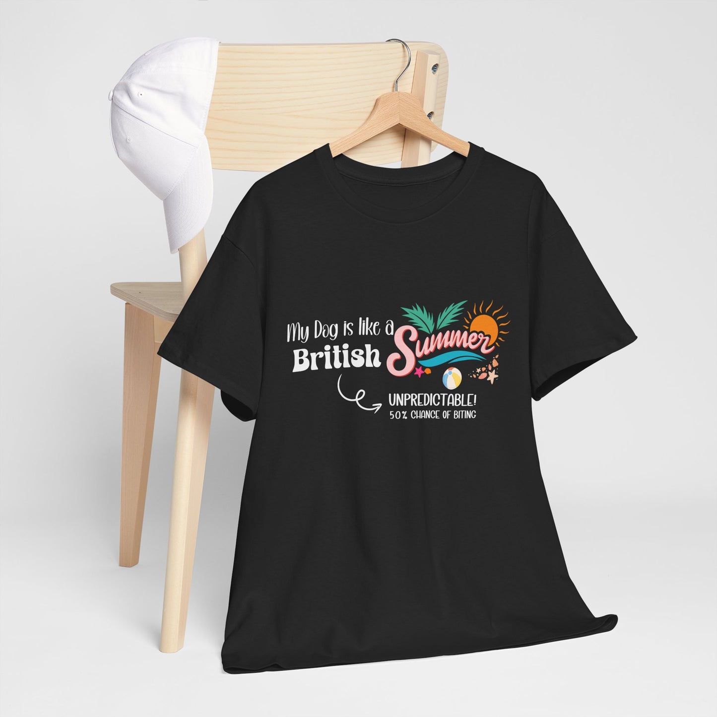 Funny Dog Owner Summer Shirt – 50% Unpredictable Dog T-Shirt