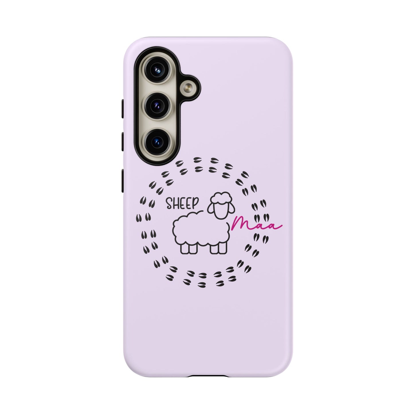 Sheep Maaa Tough Phone Case – Farm Life Protective Case for Female Farmers & Sheep Lovers