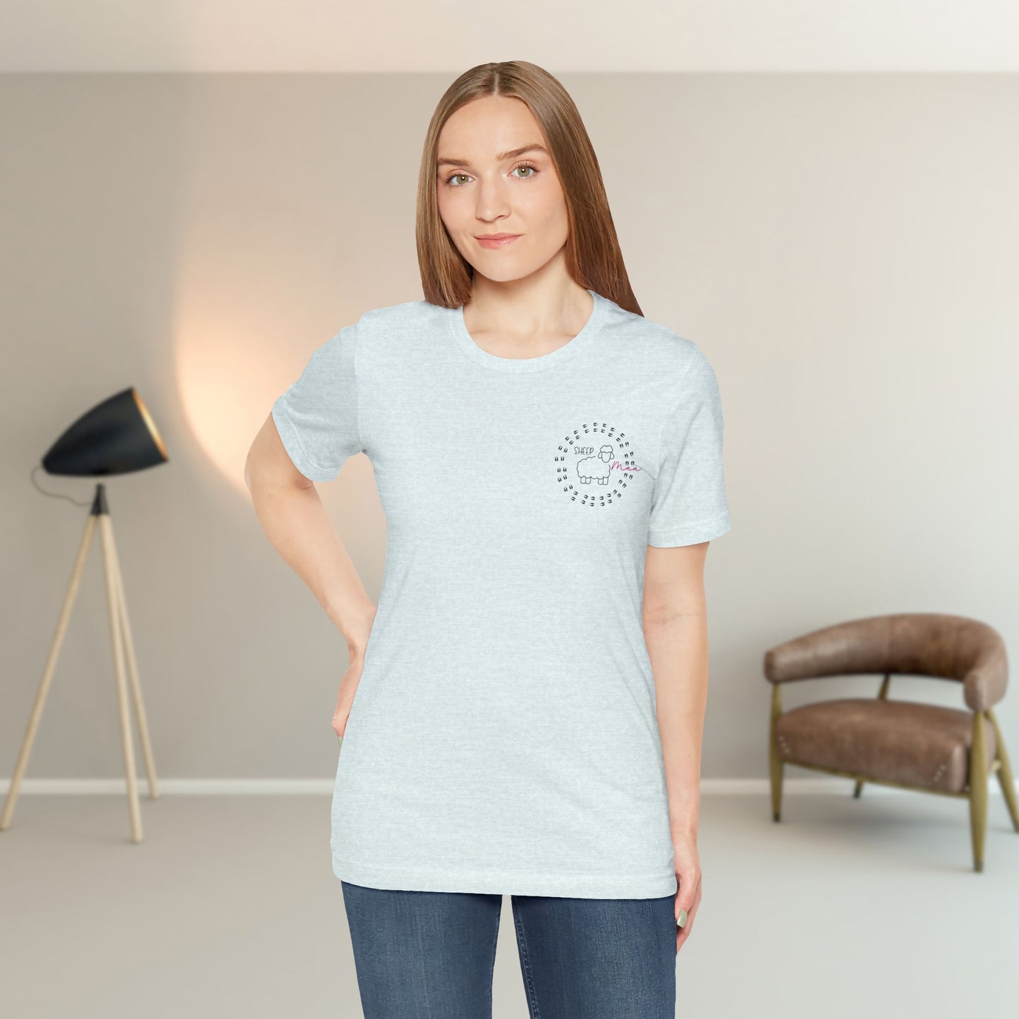 Sheep Maaa T-Shirt – Cute Farm Tee for Women, Shepherdess & Sheep Lovers