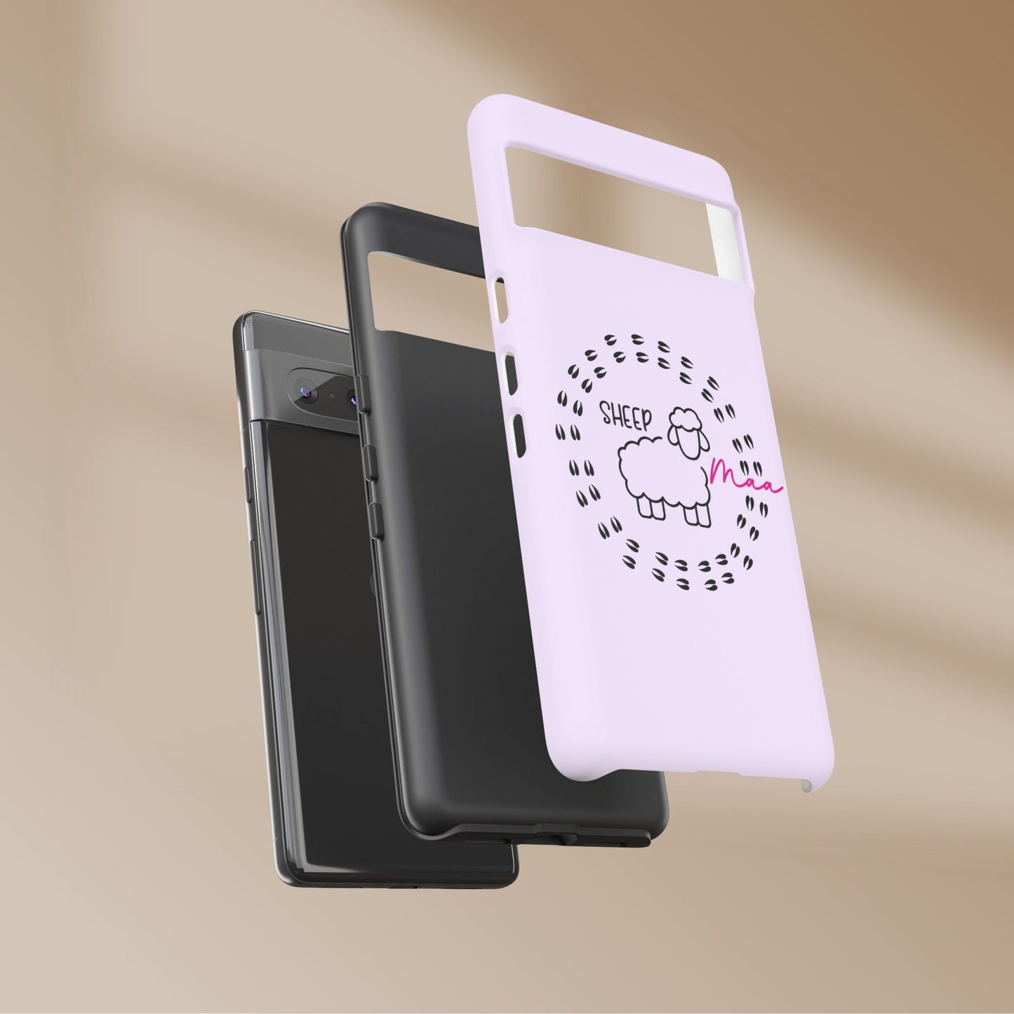 Sheep Maaa Tough Phone Case – Farm Life Protective Case for Female Farmers & Sheep Lovers