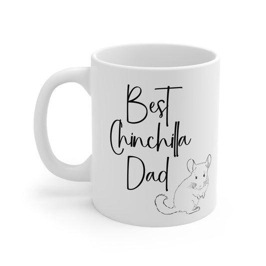 Best Chinchilla Dad Mug - 11oz, 15oz - Father's Day Gift