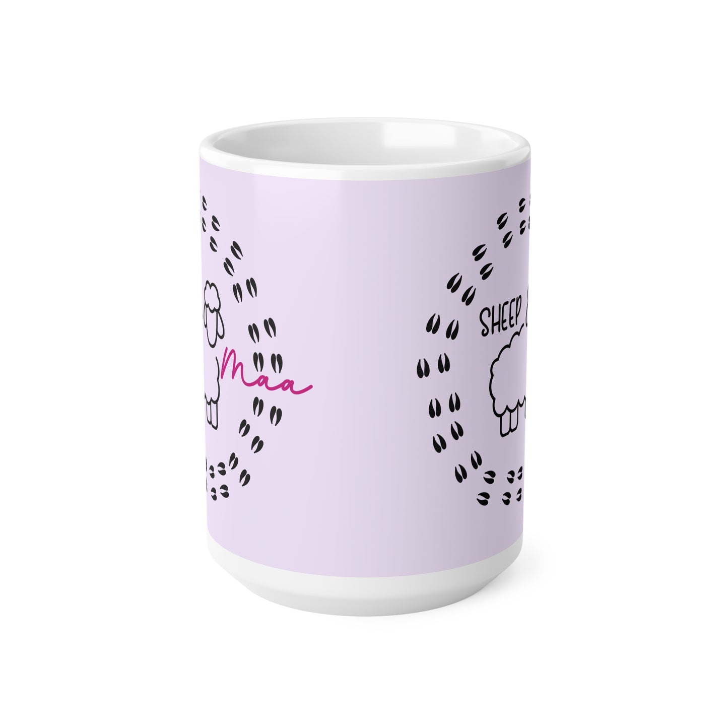 Sheep Maaa Mug – Cute Farm Life Coffee Cup for Women, Shepherdesses & Sheep Lovers