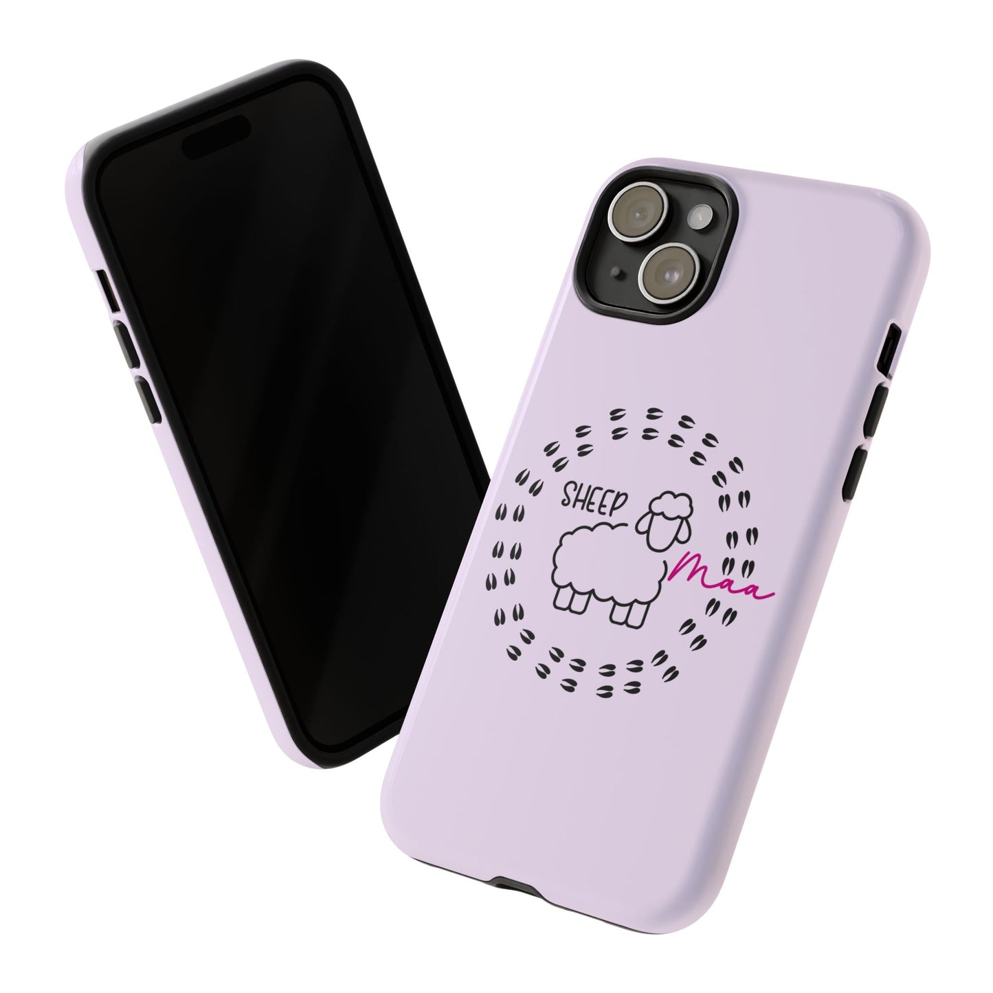 Sheep Maaa Tough Phone Case – Farm Life Protective Case for Female Farmers & Sheep Lovers