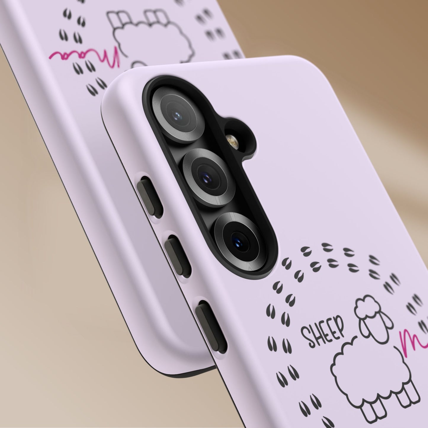 Sheep Maaa Tough Phone Case – Farm Life Protective Case for Female Farmers & Sheep Lovers