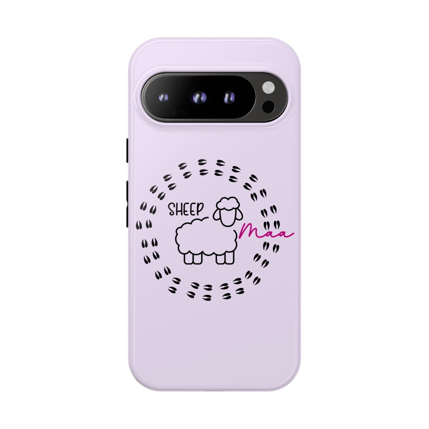 Sheep Maaa Tough Phone Case – Farm Life Protective Case for Female Farmers & Sheep Lovers