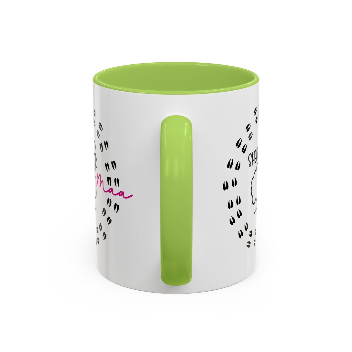 Sheep Maaa Mug – Farm Life, for Women, Shepherdesses & Sheep Lovers, Colour Rim