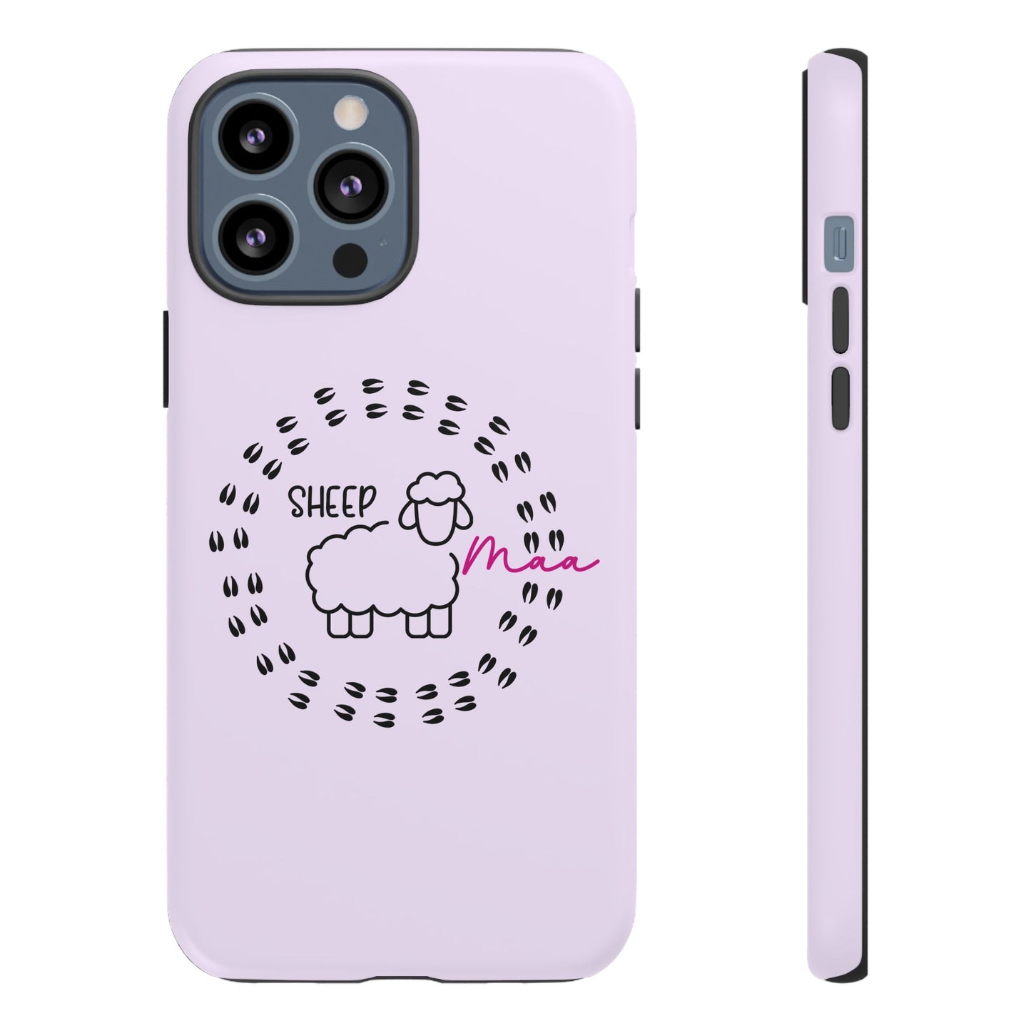 Sheep Maaa Tough Phone Case – Farm Life Protective Case for Female Farmers & Sheep Lovers