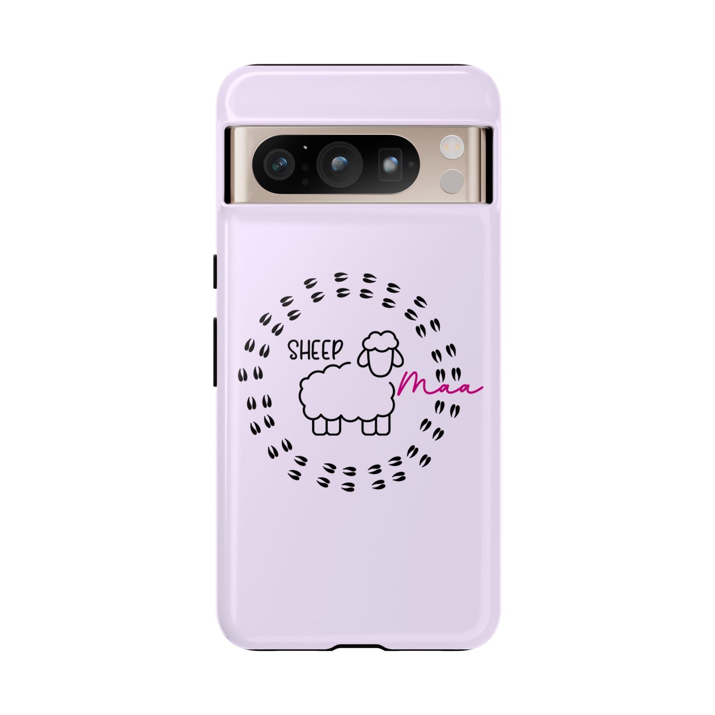Sheep Maaa Tough Phone Case – Farm Life Protective Case for Female Farmers & Sheep Lovers